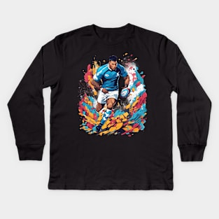 Old School Rugby Kids Long Sleeve T-Shirt